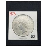 1923 Peace Silver Dollar Coin