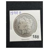 1899 O Morgan Silver Dollar Coin