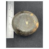 Broken & Glued Discoidal Indian Artifact Arrowhead