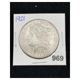 1921 Morgan Silver Dollar Coin