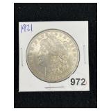 1921 Morgan Silver Dollar Coin