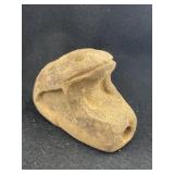 Frog Effigy Stone Pipe Indian Artifact Arrowhead