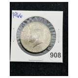 1966 Kennedy Half Dollar Silver Coin