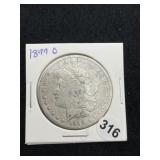 1899 O Morgan Silver Dollar Coin