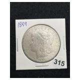 1889 Morgan Silver Dollar Coin