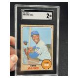 1968 Topps Ernie Banks Baseball Card