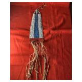 Western Plains Beaded Drop Indian Artifact Arrowhe