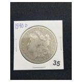 1890 O Morgan Silver Dollar Coin