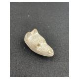 Bear Effigy Indian Artifact Arrowhead