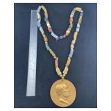 Abraham Lincoln Peace Medal Necklace