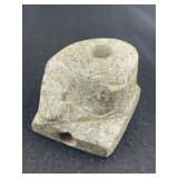 Snake Effigy Stone Pipe Indian Artifact Arrowhead
