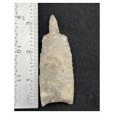 Clovis Paleo Drill rare grey with white specks gro