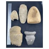 Group of Celts etc. Indian Artifact Arrowhead