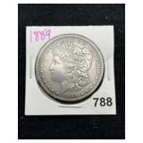1889 Morgan Silver Dollar Coin