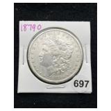 1879 O Morgan Silver Dollar Coin
