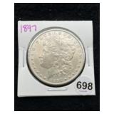 1897 Morgan Silver Dollar Coin