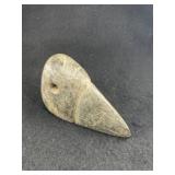 Bird Effigy Stone Pipe Indian Artifact Arrowhead