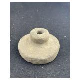 Pottery Spool Indian Artifact Arrowhead