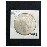 1923 S Peace Silver Dollar Coin