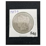 1897 O Morgan Silver Dollar Coin