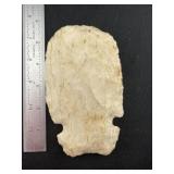 Chipped Hoe Indian Artifact Arrowhead