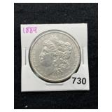 1889 Morgan Silver Dollar Coin