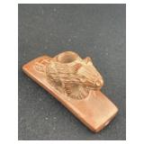 Beaver Effigy Stone Pipe Indian Artifact Arrowhead