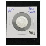 1/10th Fine Silver Coin