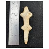 Chipped Lizard Effigy Indian Artifact Arrowhead
