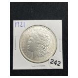 1921 Morgan Silver Dollar Coin