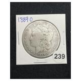 1889 O Morgan Silver Dollar Coin