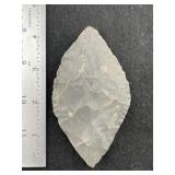 Chipped Blade Indian Artifact Arrowhead