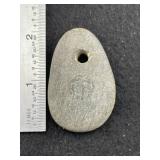 Stone Pendant Indian Artifact Arrowhead
