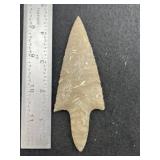 Finely Made Texas Spear Head Indian Artifact Arrow