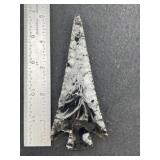 Obsidian Arrow Point Indian Artifact Arrowhead