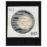 1963 Washington Quarter Coin