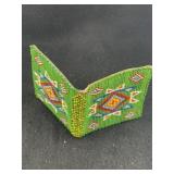 Beaded Billfold Indian Artifact Arrowhead