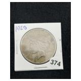 1925 Peace Silver Dollar Coin