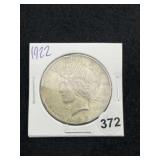 1922 Peace Silver Dollar Coin