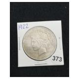 1922 Peace Silver Dollar Coin