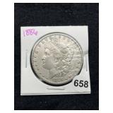 1886 Morgan Silver Dollar Coin