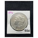 1896 Morgan Silver Dollar Coin