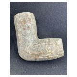 Hand Effigy Stone Pipe Indian Artifact Arrowhead