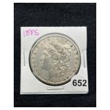 1885 Morgan Silver Dollar Coin