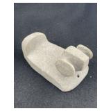 Unusual Popeyed Birdstone Indian Artifact Arrowhea