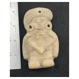 Pottery Human Effigy Indian Artifact Arrowhead