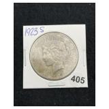 1923 S Peace Silver Dollar Coin