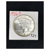 1926 S Peace Silver Dollar Coin