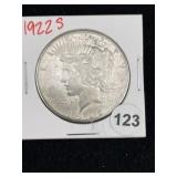 1922 S Peace Silver Dollar Coin