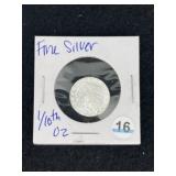 1/10th Fine Silver Coin